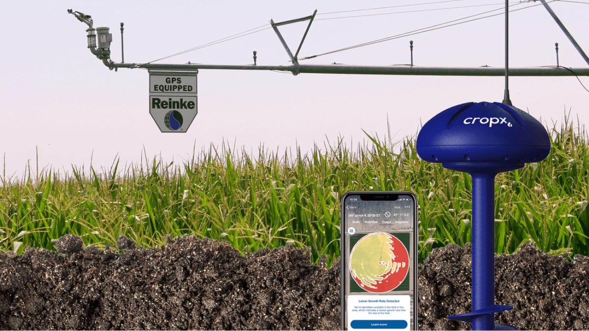 CropX, Reinke Introduce Actual ET Sensors For Precision Irrigation