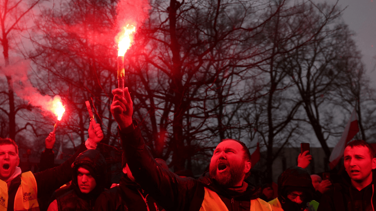 Eastern Polish Farmers Protest Against EU's Ukraine Agricultural Imports
