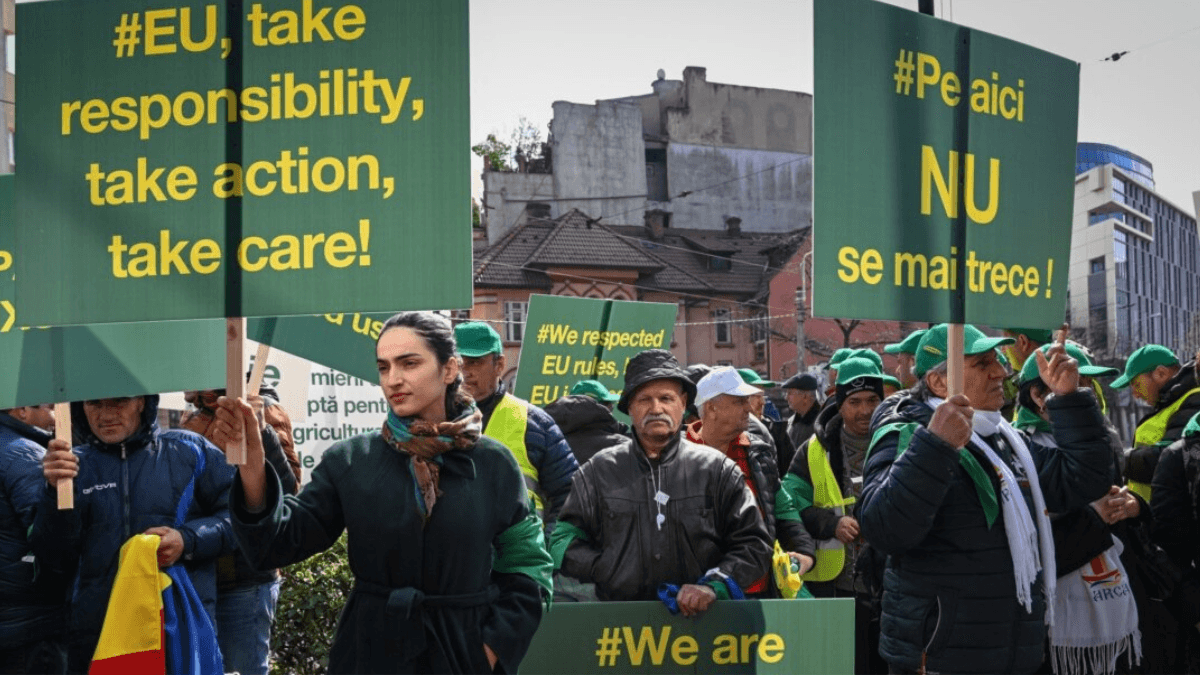 Eastern Europe Farmers Protest EU's Ukraine Trade Extension
