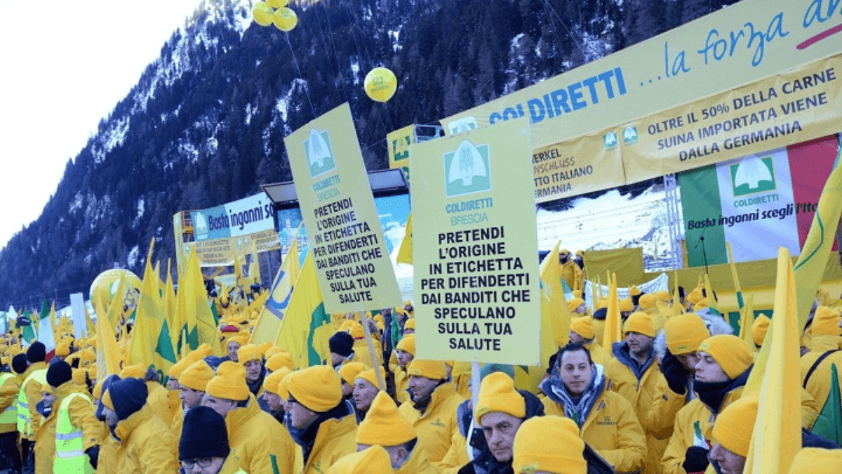 Italian Farmers Rally Against 'Made In Italy' Labeling