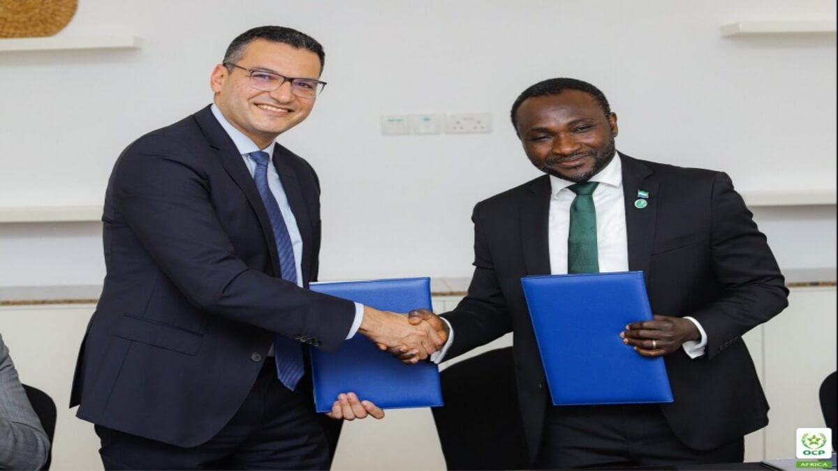 OCP Africa and Sierra Leone Join Forces to Promote Sustainable Agriculture