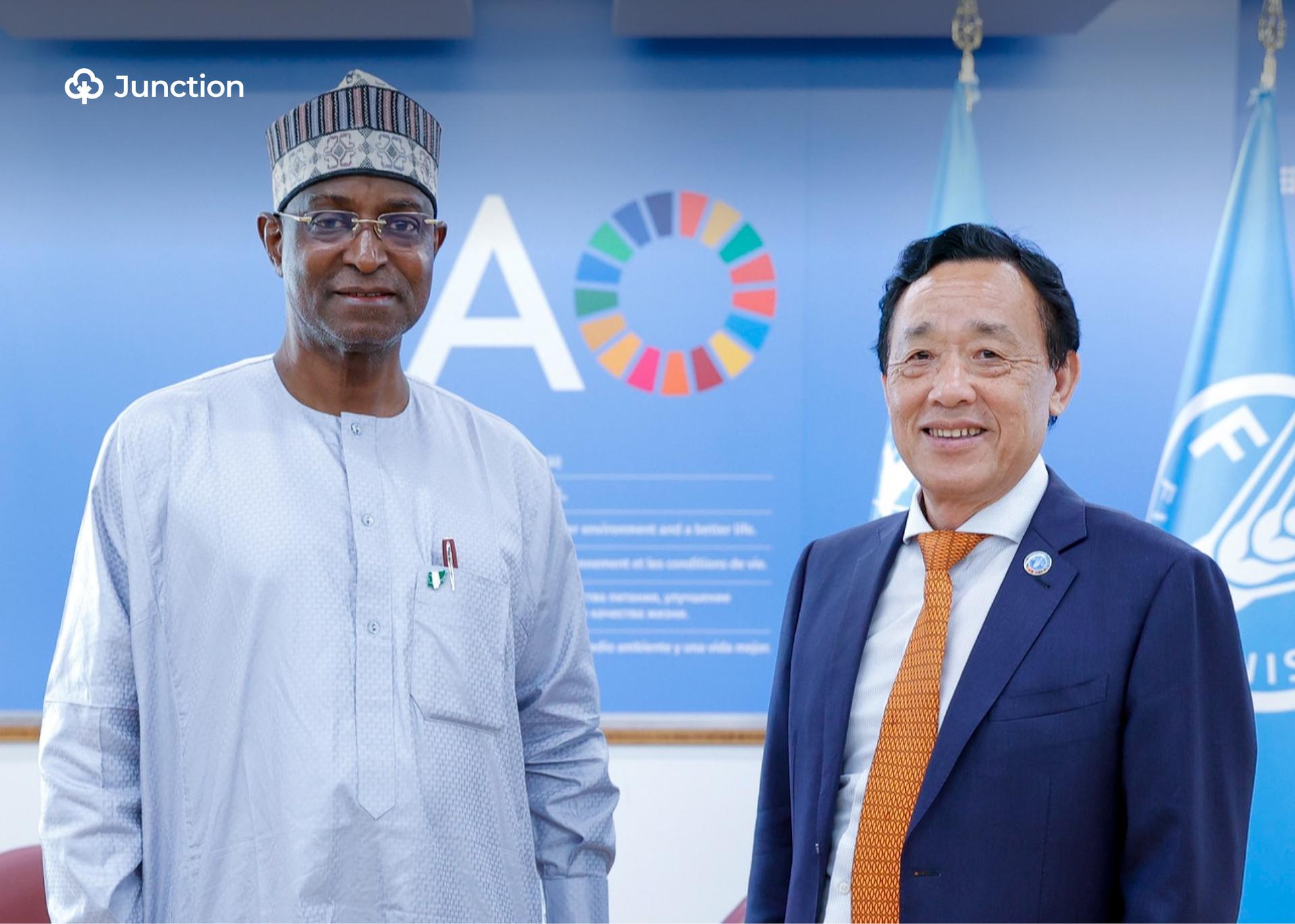 FAO DG Meets Nigeria’s Livestock Minister to Advance Sector Reforms