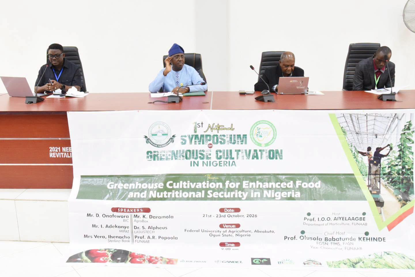BIC Farms CEO Advocates Localised Greenhouse Design at FUNAAB Symposium